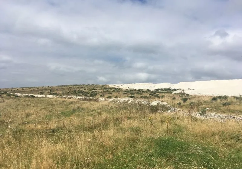 China clay pits at Imreys, Cornwall