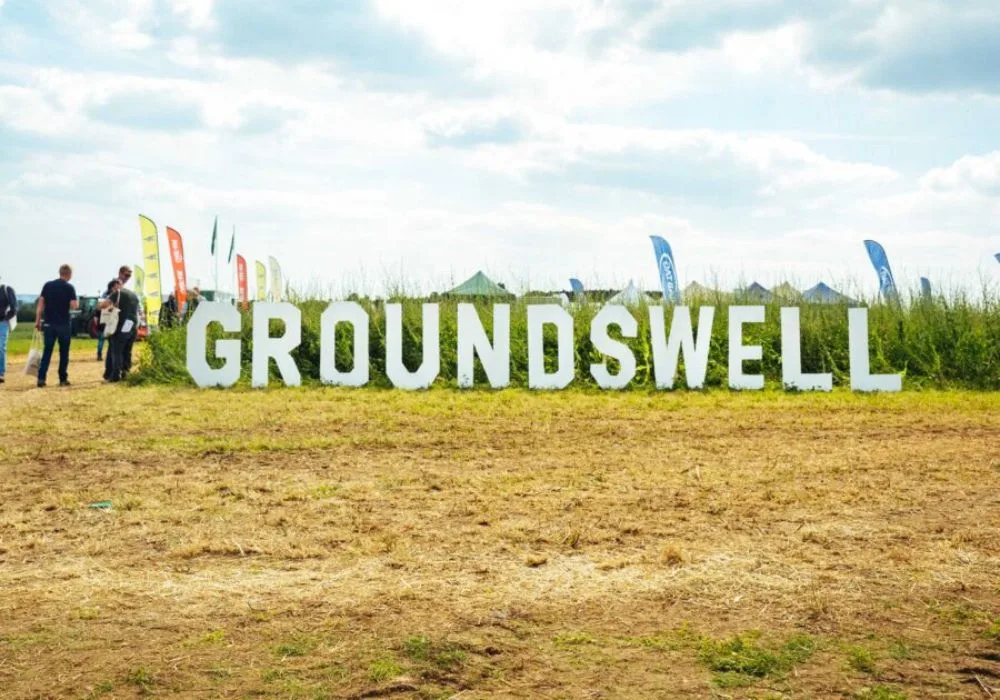 Groundswell agricultural event sign